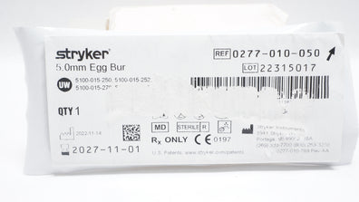 Stryker 0277-10-050 Egg Bur 5.0mm